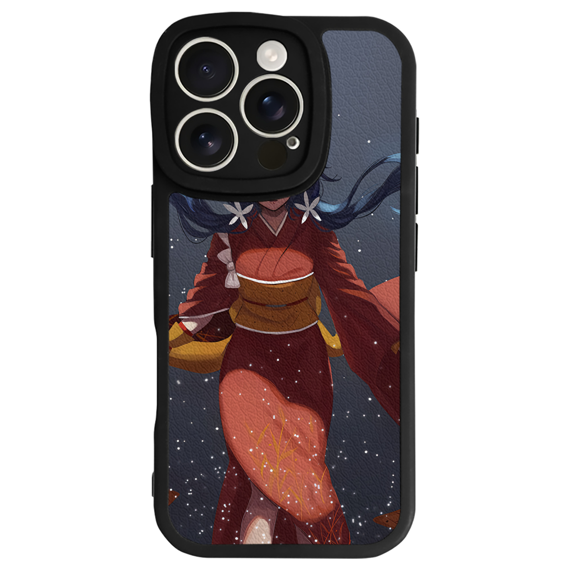 （画像用） 文豪ストレイドッグス Bungo Stray Dogs 【iPhone 16シリーズ対応】シリコンスマホケース（レザー調） 材質：シリコン